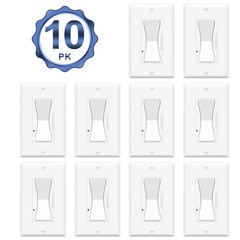Dimmer Light Switch 3-Way 15A 120-277V LED / Incandescent / CFL ETL Listed 10PCS