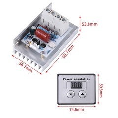 High Power 10000W Voltage Regulator Speed Controller For Electric Stove Premium↑