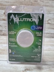 Lutron Dalia LED+ White Illuminated Rotary Light Dimmer Switch 150W For LED Bulb