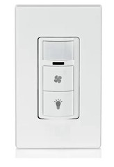 Decora in-Wall Combination Occupancy Sensor with Fan Switch, Auto-On or Manua…