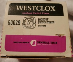 Westclox 50029 Lookout Switch Timer Mechanical Time Switch – 120V NIB