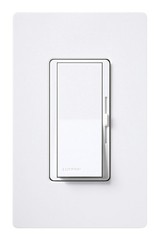 Lutron DVWFSQ-FH-WH White 1.5A 3-Speed Rocker Fan Control with 1-Gang Wallplate