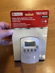 1 UtilTech Appliance Timer (Indoor Outdoor) #0611422 – Heavy Duty NEW Prime