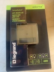 Adorne Sensaswitch Auto On/auto Off Motion Sensor Switch (magnesium), (WYZ)