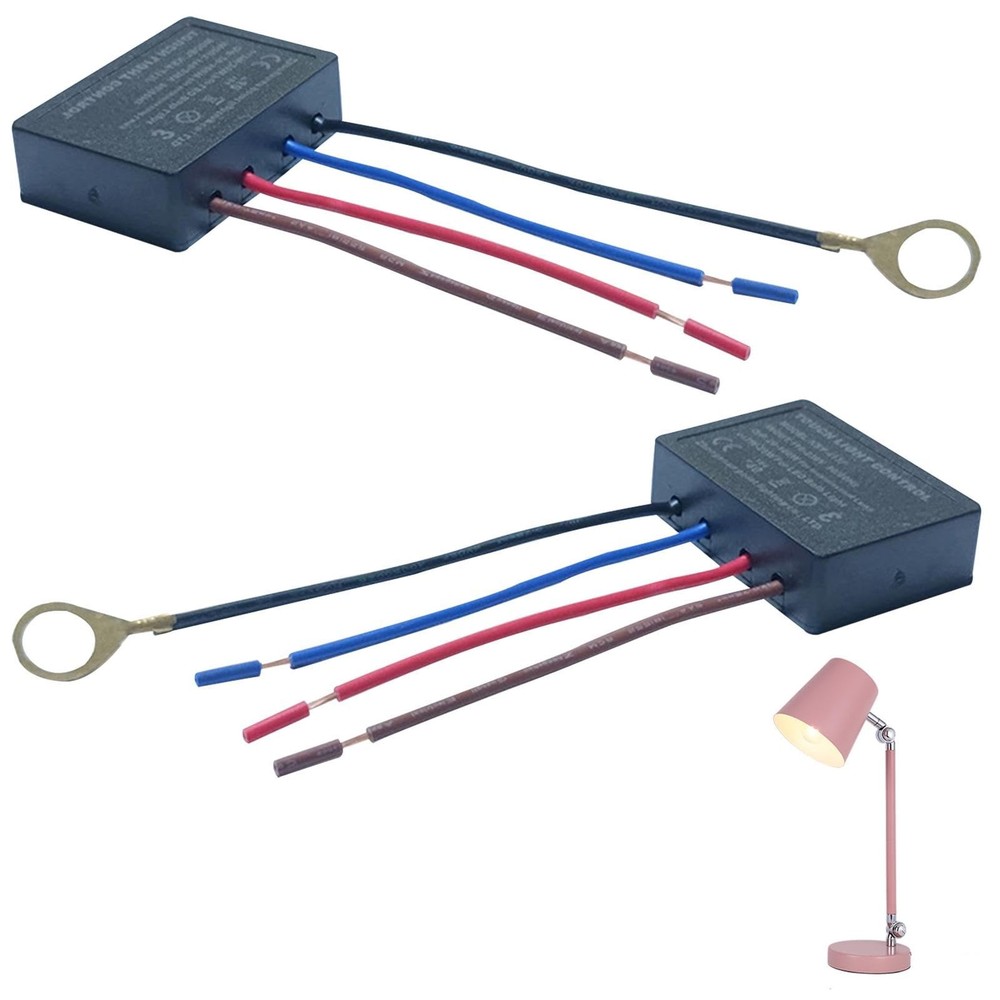 Touch Dimmer Switch 2 Pack, 3 Way Sensor free size, as picture show