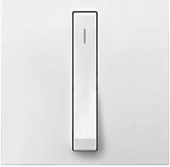 Legrand adorne 15 Amp Whisper Single-Pole 3-Way Light Switch in White Finish, 4-