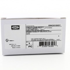 Hubbell DSC010GY Gray Momentary Low Voltage Dimmer Switch 0-10V Latching
