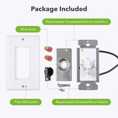 Wall Timer Switch for Exhaust Fan & Lights – Flexible 2-60 Minute Settings