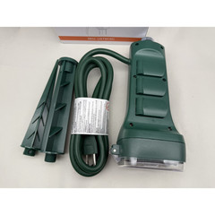 24-Hour Mechanical Outlet Timer, Outdoor Power Stake Light Timer, 6ft Cord *READ