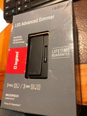 Legrand Advanced Dimmer Switch LED Bulbs, Graphite – RHL153PGCC4 New small blem