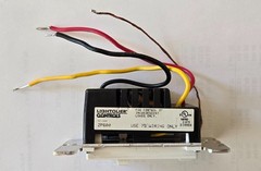 Lightholier ZP600 and ZPR-3 circuitry for incandescent and mixed bulbs