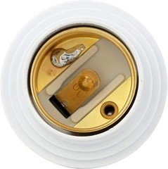 Westek 6603BC 150W 3-Level Touch Control Lamp Socket Dimmer, White, White