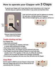 Clapper The Original Home Automation Sound Activated Device On/Off Light Switch