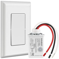 Wireless Light Switch and Receiver Kit, 15A High Power, No Wiring, No Interfe…
