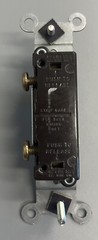 LEVITON 1451 TOGGLE SWITCH BROWN 15AMP 120 VAC