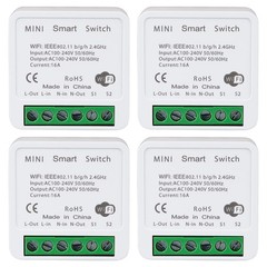 Bkiyougo WiFi Smart Light Switch Compatible with Alexa Google Home App