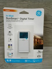 GE SunSmart In-Wall Digital Timer Switch 32787 Programmable Light Timer