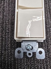 Leviton 5640-T 20 Amp, 120/277 Volt, Decora 3-Way / 3-Way AC Combination Switch
