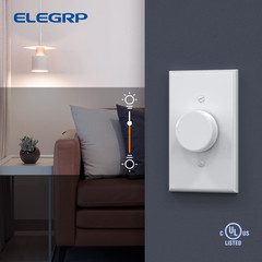 Digital Rotating Dimmer Switch for Dimmable LED, CFL and Incandescent Light Lamp