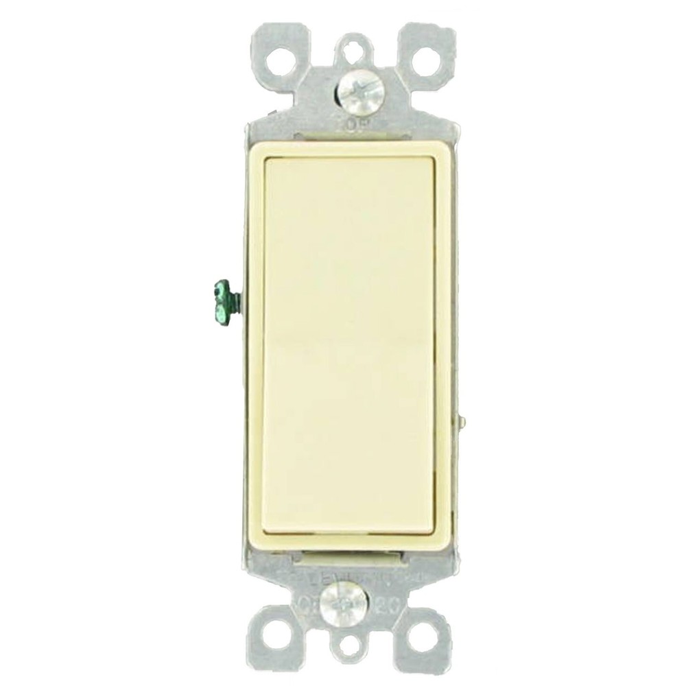 Leviton Decora Ivory 3-Way Rocker Switch 5603-2I
