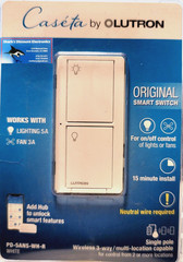 Caseta by Lutron Original Smart Switch PD-5ANS-WH-R NEW FREE FAST SHIP