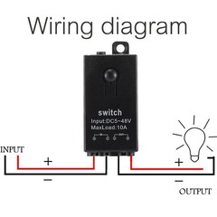 Mini Wireless Remote Control Relay Switch 10A 328FT Long Range 5V/12V/48V