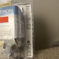 Lutron Light Almond Skylark Slide Dimmer Switch LED + Model SCL 153PH-LA