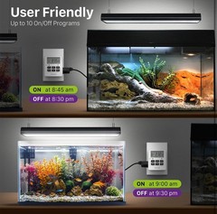 Fospower 7 Day Digital Timers for Electrical Outlets Indoor, Heavy Duty Dual Pro