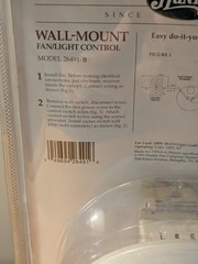 Hunter Wall Mount Quiet Fan Light Control 3 Fan Speed 3 Light 26491 New Sealed