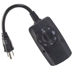 Outdoor 24HR Outlet Garden Dual Waterproof Lighting Timer with Light Sensor