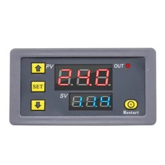 220 Volt Digital Cycle For Timer Relay with Delay Function and Dual LED Display