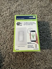 Leviton DW15S-1BZ WiFi On Off Wall Switch White & Light Almond