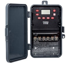 Nsi Tork E103b Electronic Timer, 24 Hr, Dpst