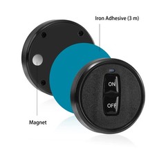 Meskliu 12v Wireless Switch,Mini Remote Control Switches,DC5V/12V/24V/48V/10A…