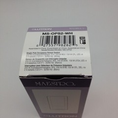 Lutron Maestro Single-Pole Occupancy Sensor Switch White
