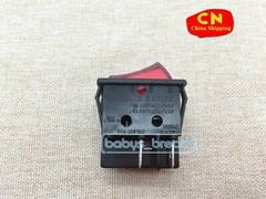 4 Pin Rocker Switch Canal R Series Red Illuminated Double Pole 20A 16A