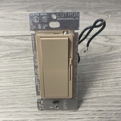 LUTRON DIVA DV-600P 600 Watt Single Pole Preset Dimmer Incandescent Ivory