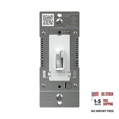 LED Toggle Dimmer Switch, Dimmable Light Switch, Flicker-Free LED Dimmer