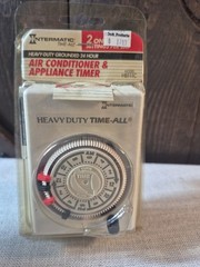 Intermatic HB111C Heavy-Duty 24-Hour Mechanical Plug-In AC & Appliance Timer 15A