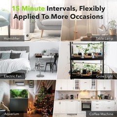 Compact 24-Hour Digital Timer with Built-in Pin Dial for Smart Automation
