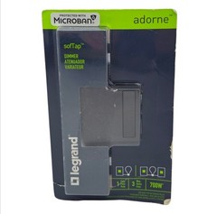Legrand adorne ADTP703TUG4 sofTap Tru-Universal Dimmer 700W Graphite NEW