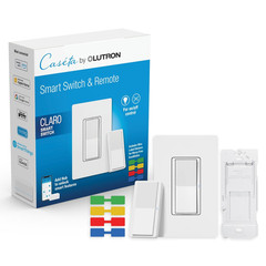 Lutron Claro Smart Switch 3-Way Kit for Caseta Smart Lighting, Includes Wall Pla