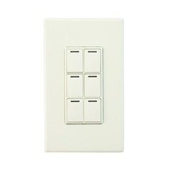 CONTROL4 KPZ-6B1-A 6 BUTTON KEYPAD, ZIGBEE PRO WIRELESS, ALMOND