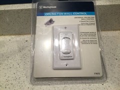 Westinghouse Ceiling Fan Wall Control 4 speed NEW in plastic
