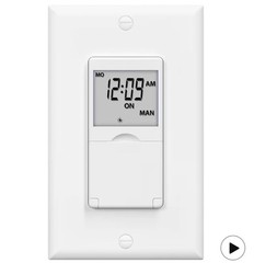 BN-LINK 7 Day Programmable Timer Switch, Single Pole and 3 Way Both Use