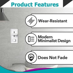 12 Pcs Lutron Dimmer Switch Knob Set – Universal Replacement for Skylark Models