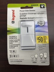 LSCL453PWCCV4 LEGRAND SLIDE DIMMER PASS & SEYMOUR DECORATOR LIGHT