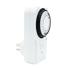 IPOWER Gltimex2 2-PACK 24-Hour Grounded Analog Timer