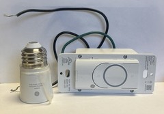 C by GE Wireless 3-Way Dimmer Smart Switch White 93120079 WITHOUT COVER