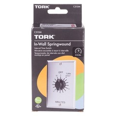 Nsi Tork C515M Spring-Wound In-Wall Twist Timer Commercial Style Metal Plate
